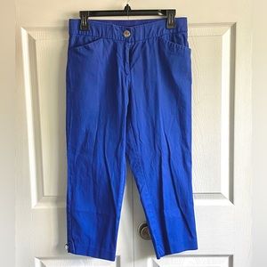 COUNTERPARTS calf length blue trousers